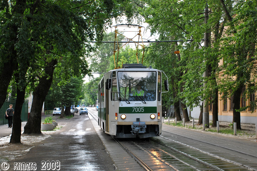 Москва, Tatra T7B5 № 7005; Москва — Парад к 110-летию трамвая 13 июня 2009