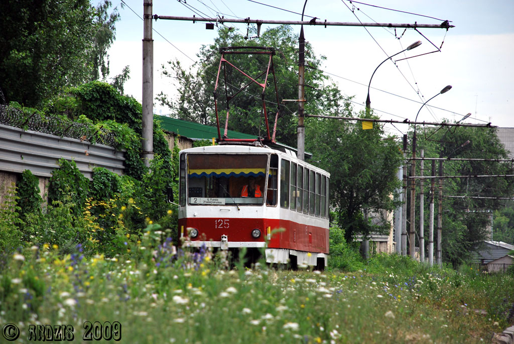 Липецк, Tatra T6B5SU № 125