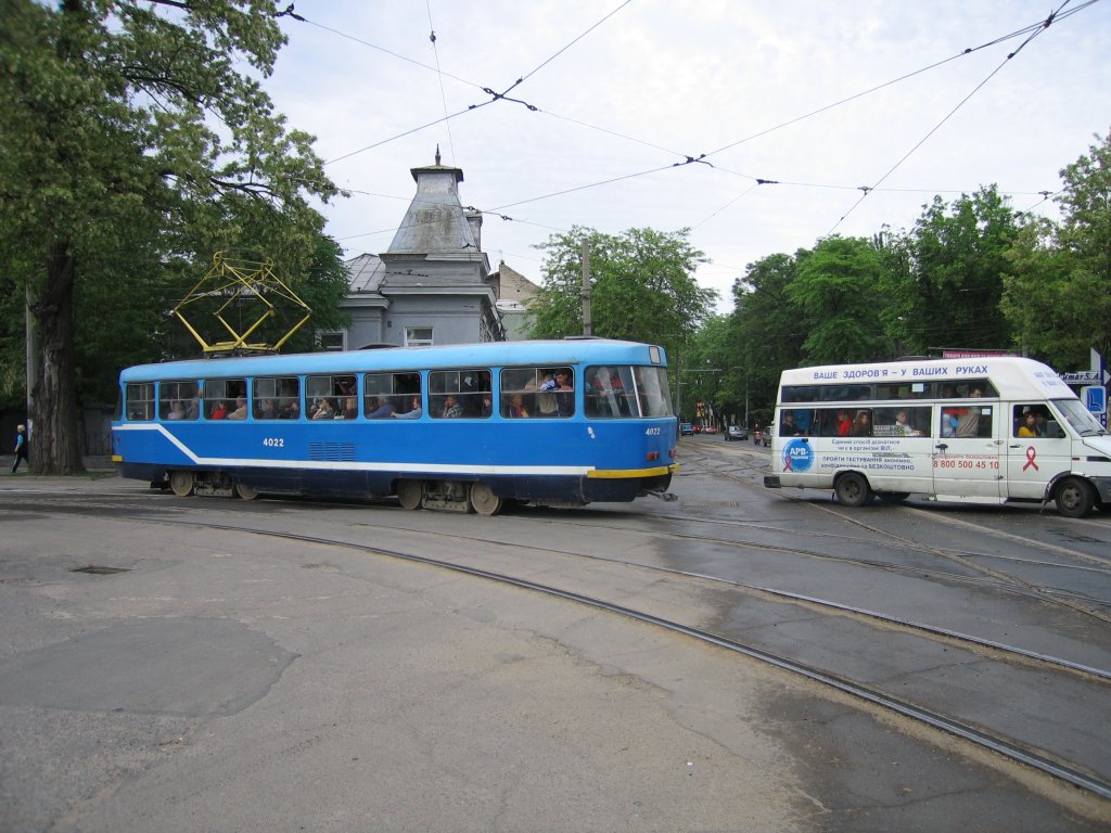 Одесса, Tatra T3R.P № 4022