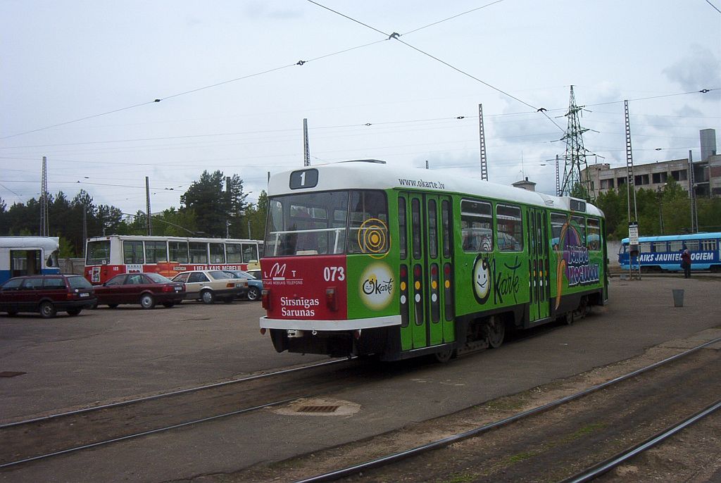 Даугавпилс, Tatra T3DC2 № 073 Даугавпилс, Tatra T3DC2 № 073