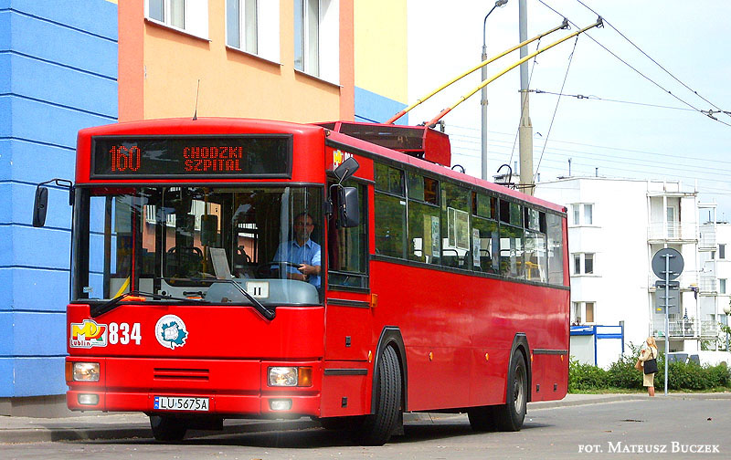 Lublin, MPK/Jelcz 120MT N°. 834