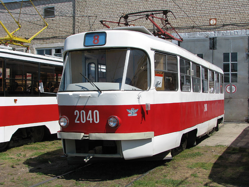 Самара, Tatra T3SU (двухдверная) № 2040; Самара — VI городской конкурс профессионального мастерства водителей трамвая (11 июля 2009 г.); Самара — Северное трамвайное депо