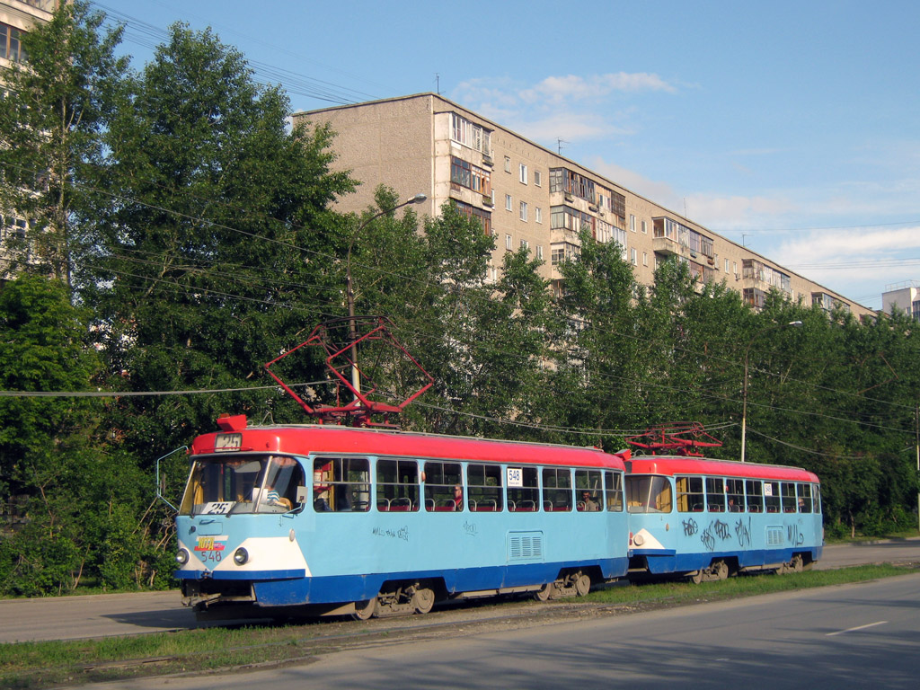 Екатеринбург, Tatra T3SU № 548