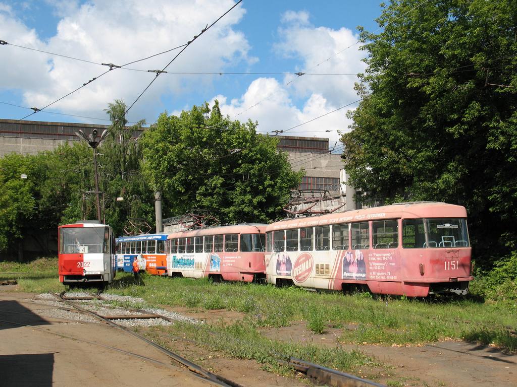 Ижевск, Tatra T3SU (двухдверная) № 1151