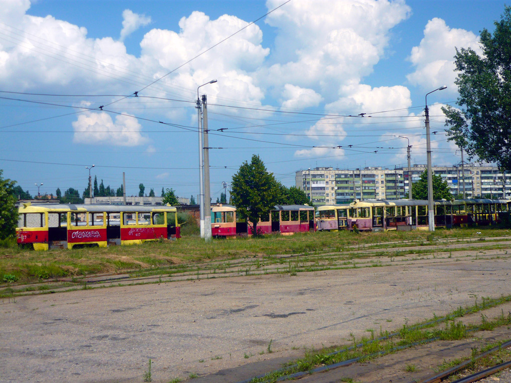 Курск, Tatra T3SU № 417; Курск — Территория Восточного трамвайного депо