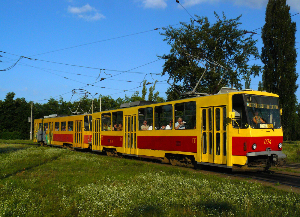 Киев, Tatra T6B5SU № 074 Киев, Tatra T6B5SU № 074
