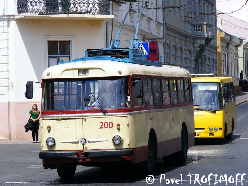 Черновцы, Škoda 9TrH25 № 200