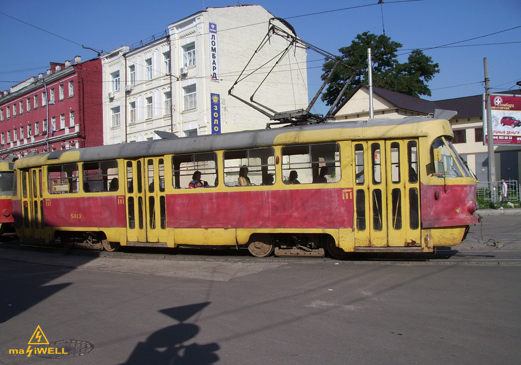 Киев, Tatra T3SU № 5813
