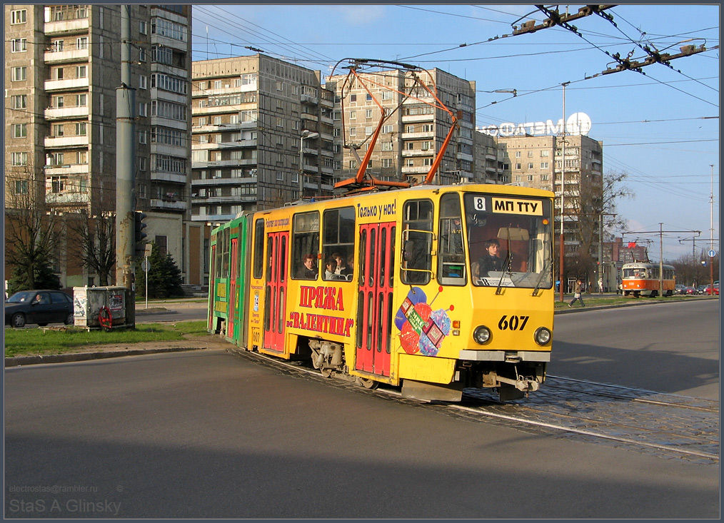 Калінінград, Tatra KT4D № 607 Калінінград, Tatra KT4D № 607