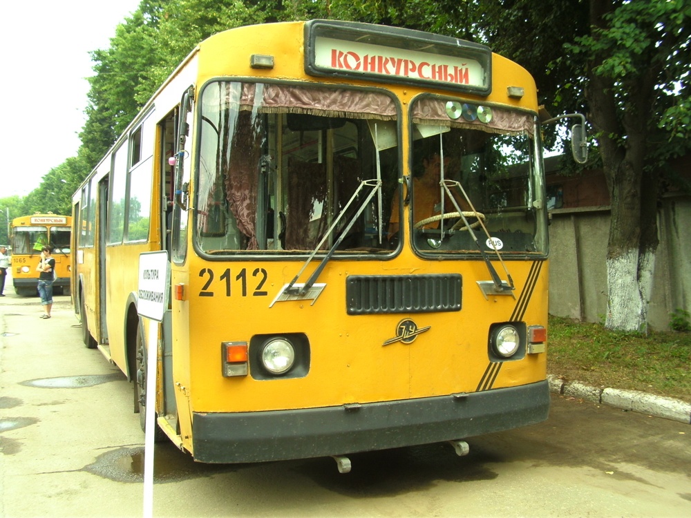 Riazanė, ZiU-682G-016 (012) nr. 2112; Riazanė — Electric transit driving competition on July 15, 2009