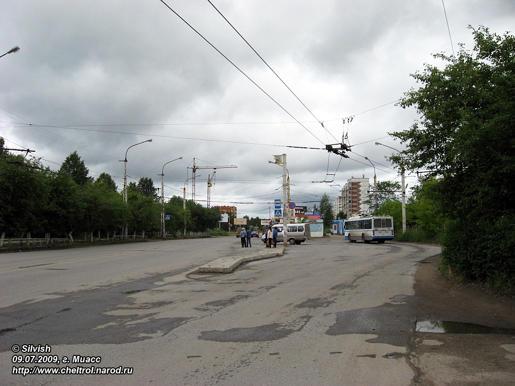 Миасс — Троллейбусные конечные станции и кольца