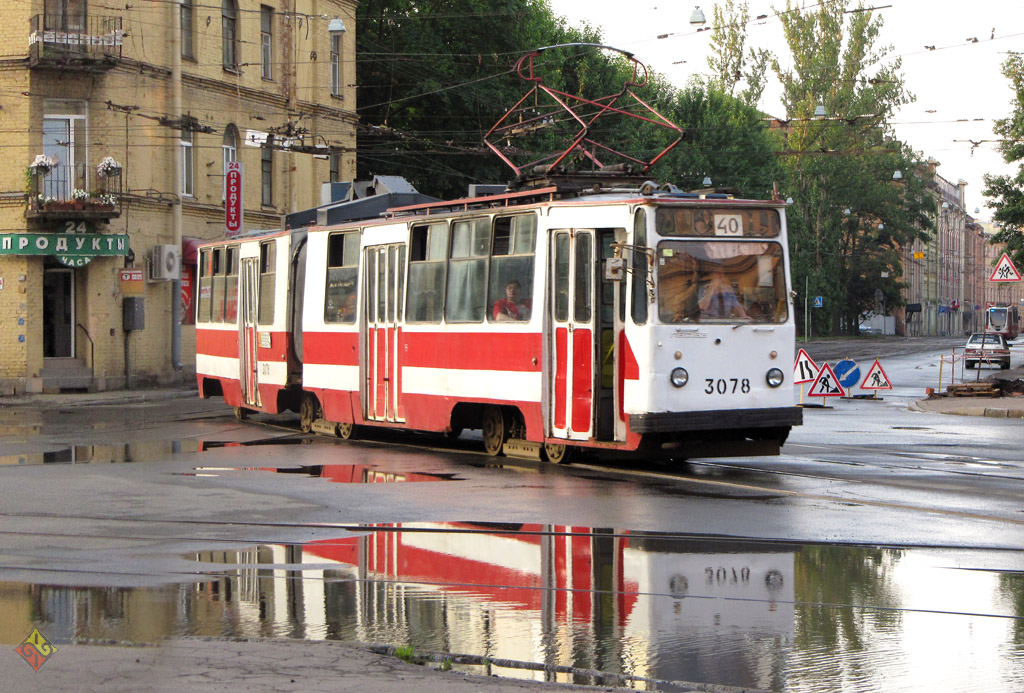 Saint-Petersburg, LVS-86K č. 3078 Saint-Petersburg, LVS-86K č. 3078