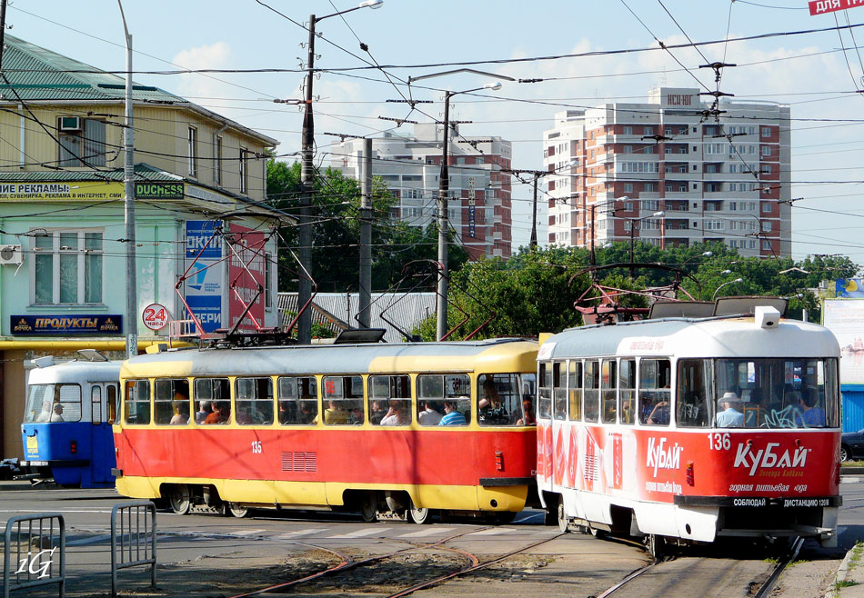 Краснодар, Tatra T3SU № 136