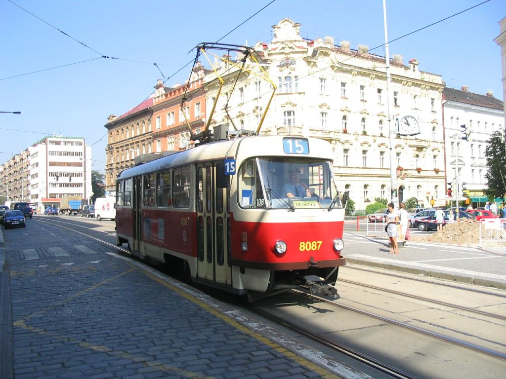Прага, Tatra T3M2-DVC № 8087