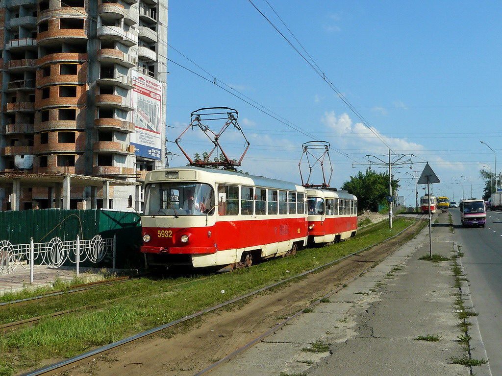 Киев, Tatra T3SU № 5932