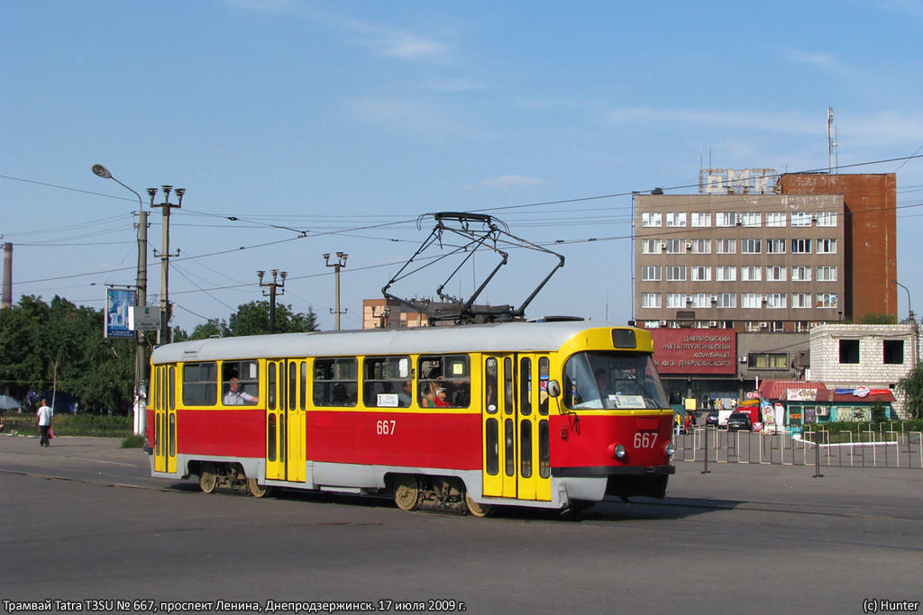Каменское, Tatra T3SU № 667