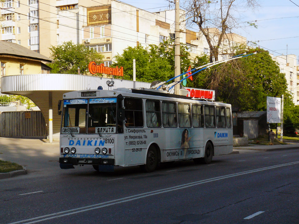 Қырым троллейбусы, Škoda 14Tr89/6 № 8100