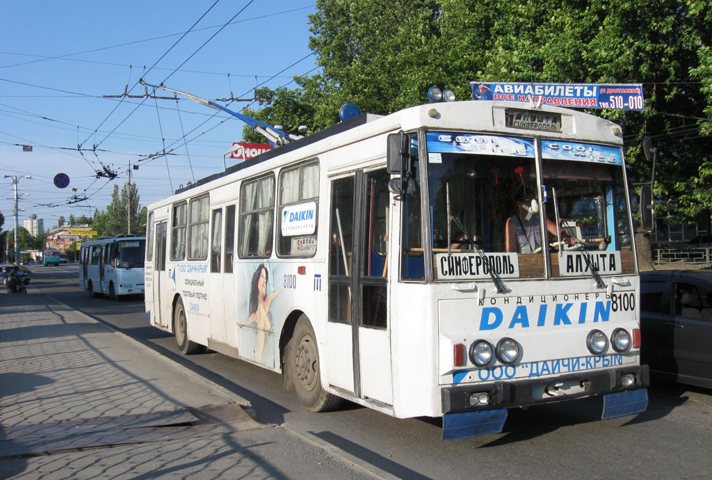 ყირიმის ტროლეიბუსი, Škoda 14Tr89/6 № 8100