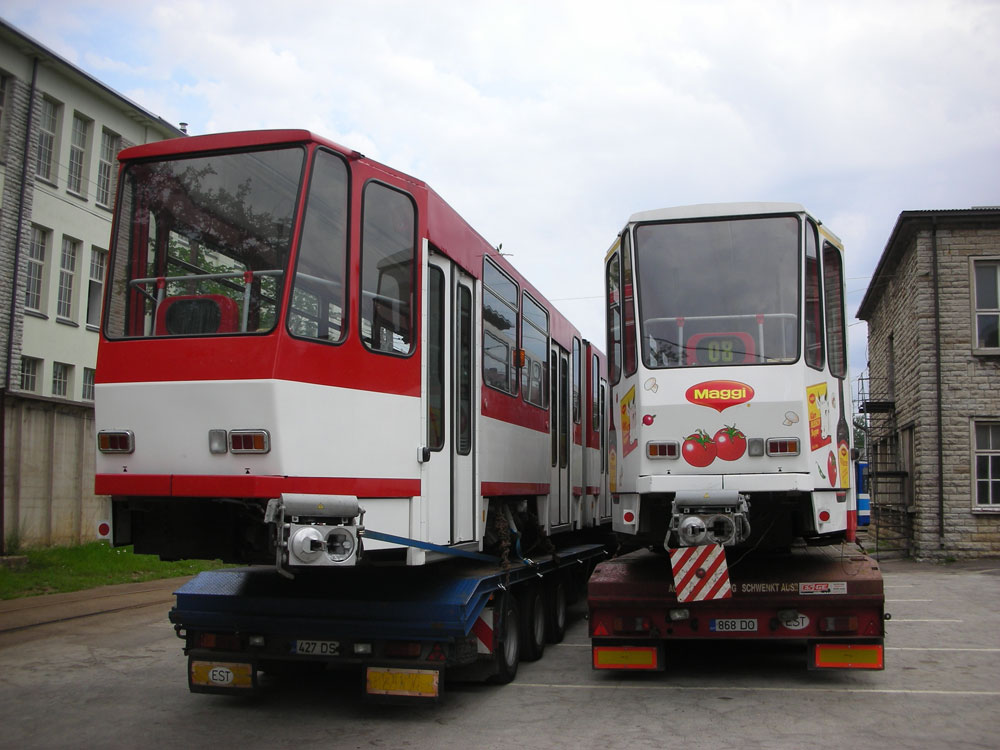 Таллин, Tatra KT4D № 172; Таллин, Tatra KT4D № 173