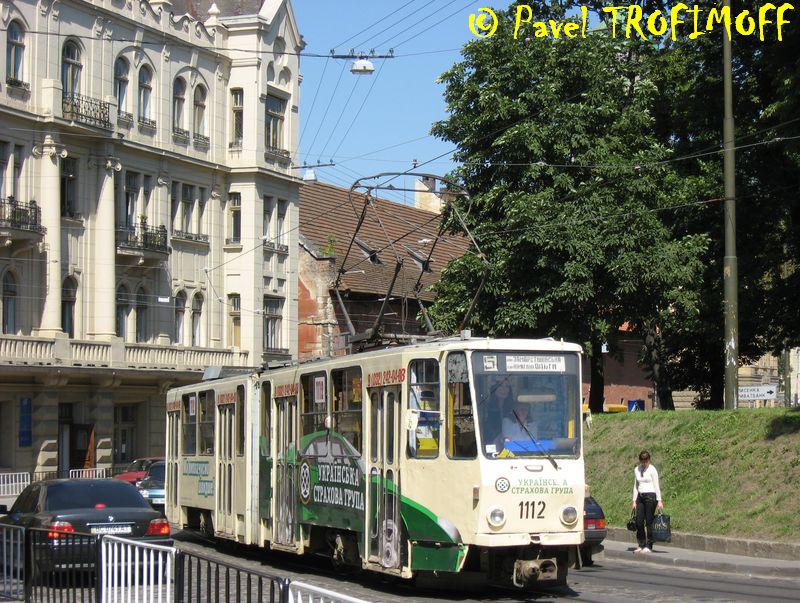 Львов, Tatra KT4SU № 1112