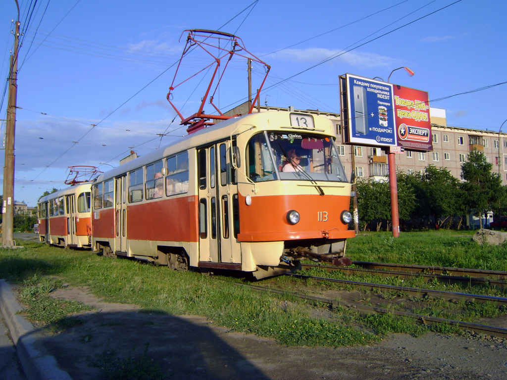 Jekaterynburg, Tatra T3SU (2-door) Nr 113
