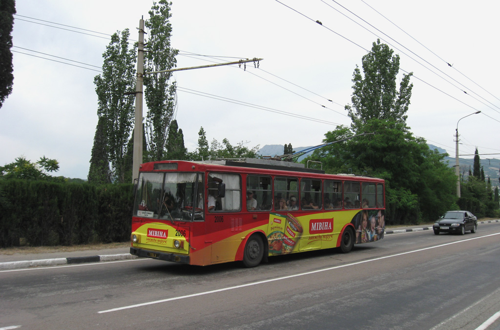 Крымский троллейбус, Škoda 14Tr02/6 № 2006