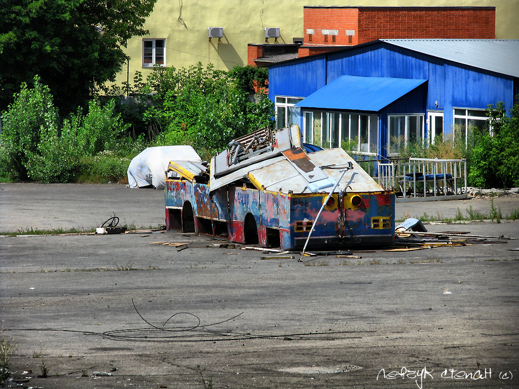 Киев, Škoda 14Tr02 № 144; Киев — Троллейбусные депо: 1. Старая территория на ул. Красноармейской (Большой Васильковской)