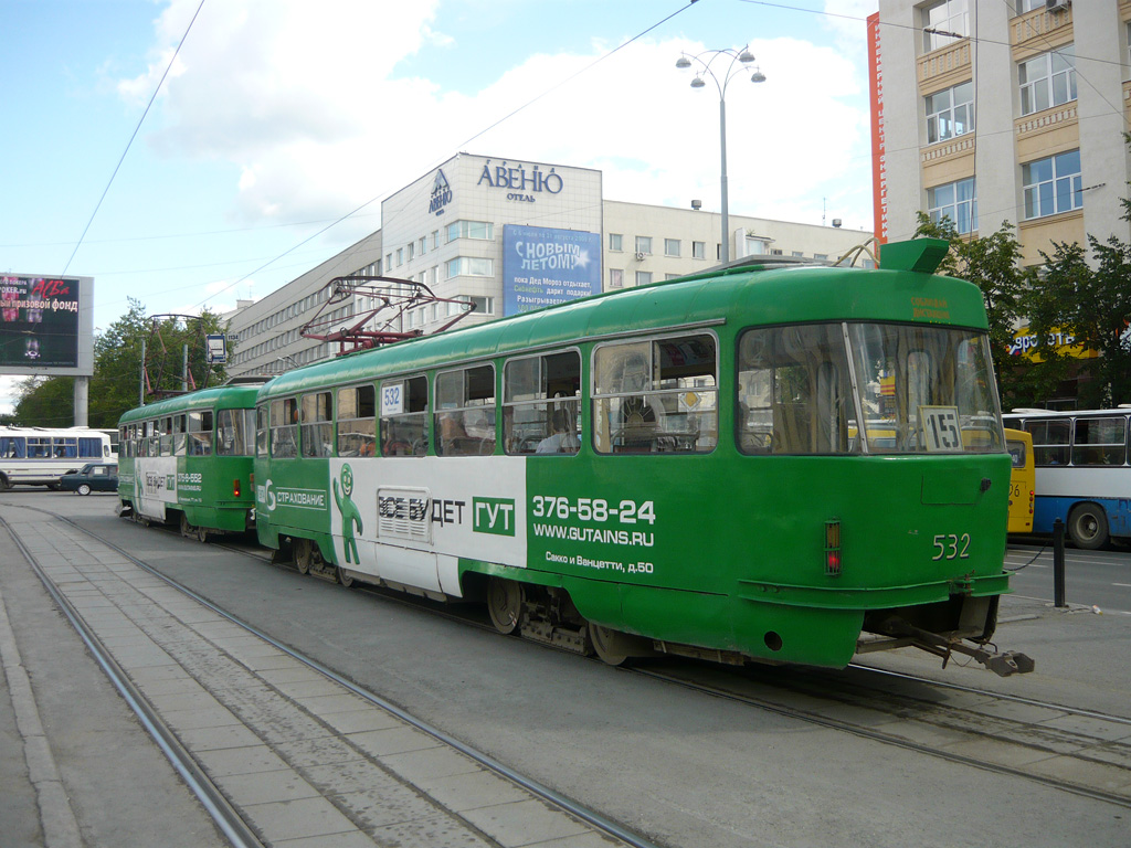 Екатеринбург, Tatra T3SU № 532