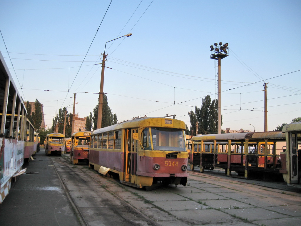 Киев, Tatra T3SU (двухдверная) № 5344