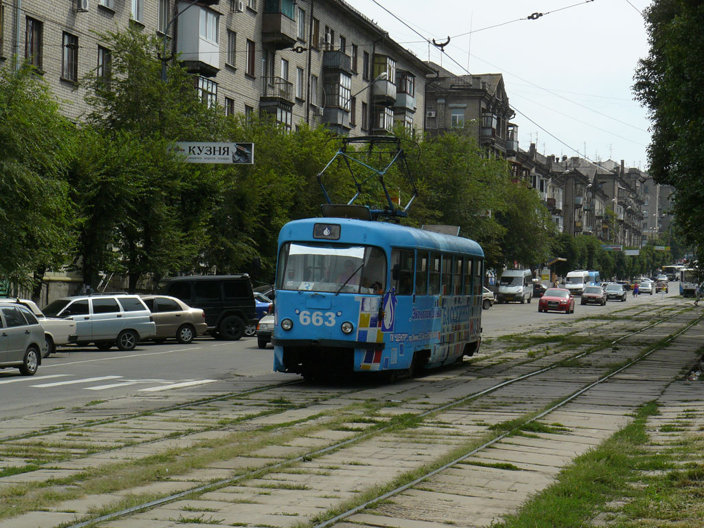 Каменское, Tatra T3SU № 663