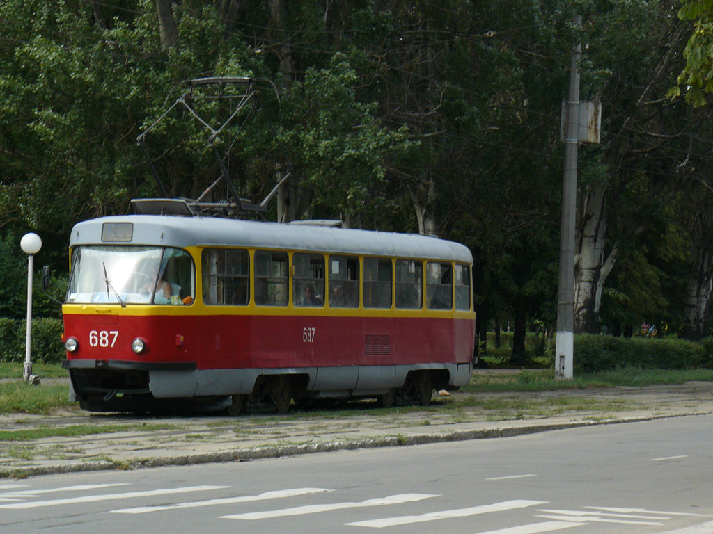 Каменское, Tatra T3SU № 687