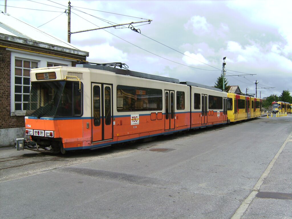 Charleroi, BN/ACEC type 6100 6-axle Br. 6154