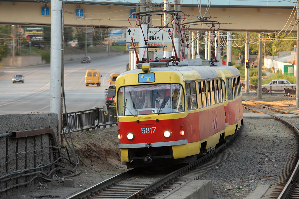 Волгоград, Tatra T3SU № 5817; Волгоград, Tatra T3SU № 5818