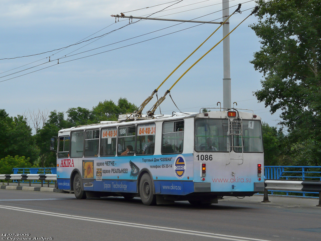 Брянск, ЗиУ-682Г-016 (012) № 1086