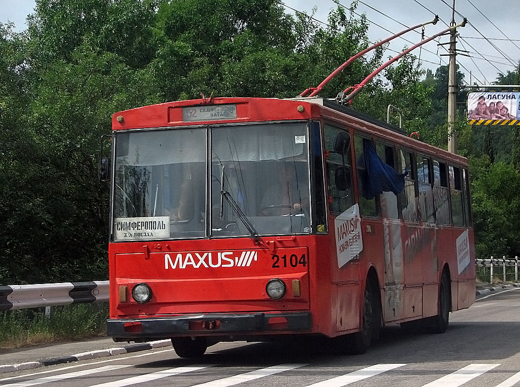 Крымский троллейбус, Škoda 14Tr89/6 № 2104