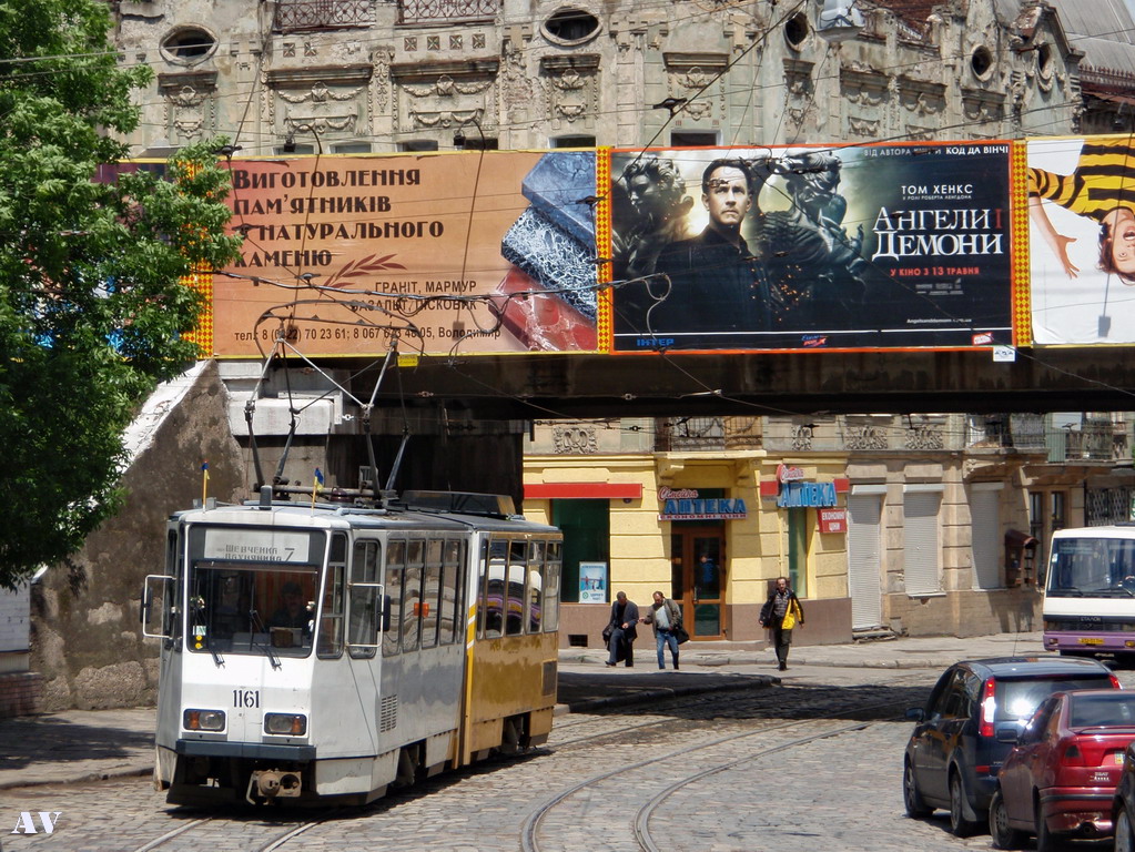 Львов, Tatra KT4D № 1161