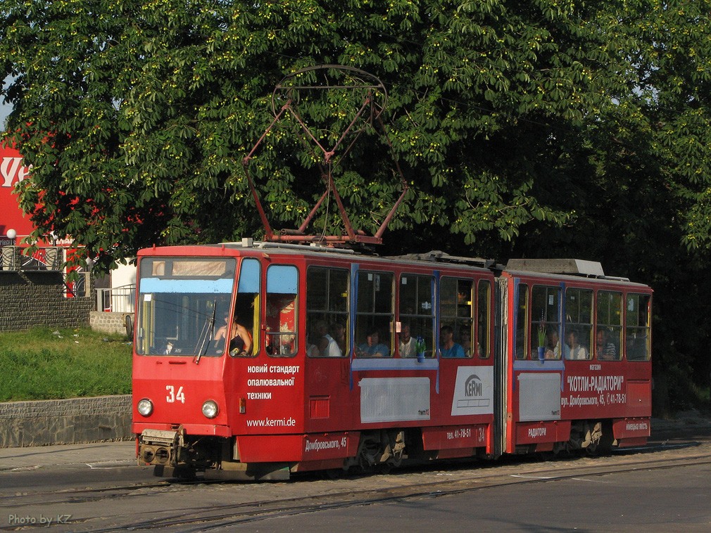 Житомир, Tatra KT4SU № 34
