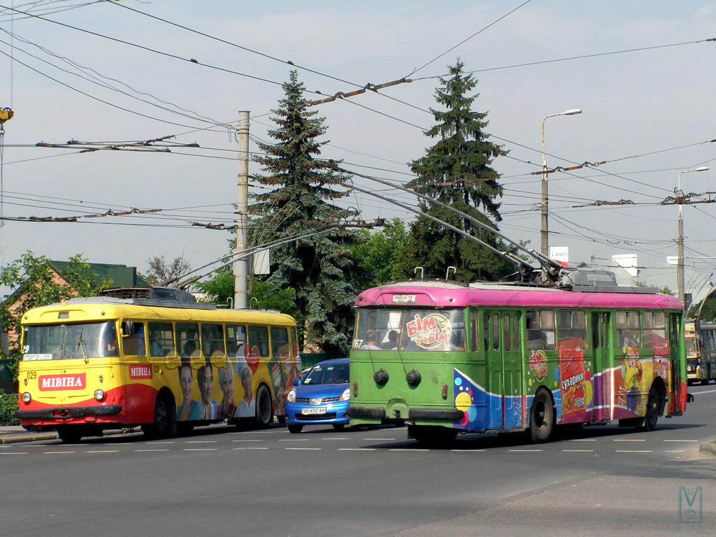 Тернополь, Škoda 9Tr22 № 029; Тернополь, Škoda 9TrH29 № 067