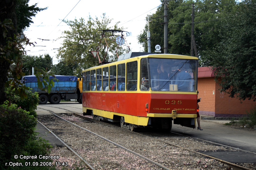 Орёл, Tatra T6B5SU № 025