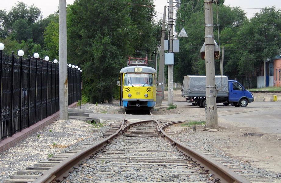 Волгоград, Tatra T3SU (двухдверная) № 55