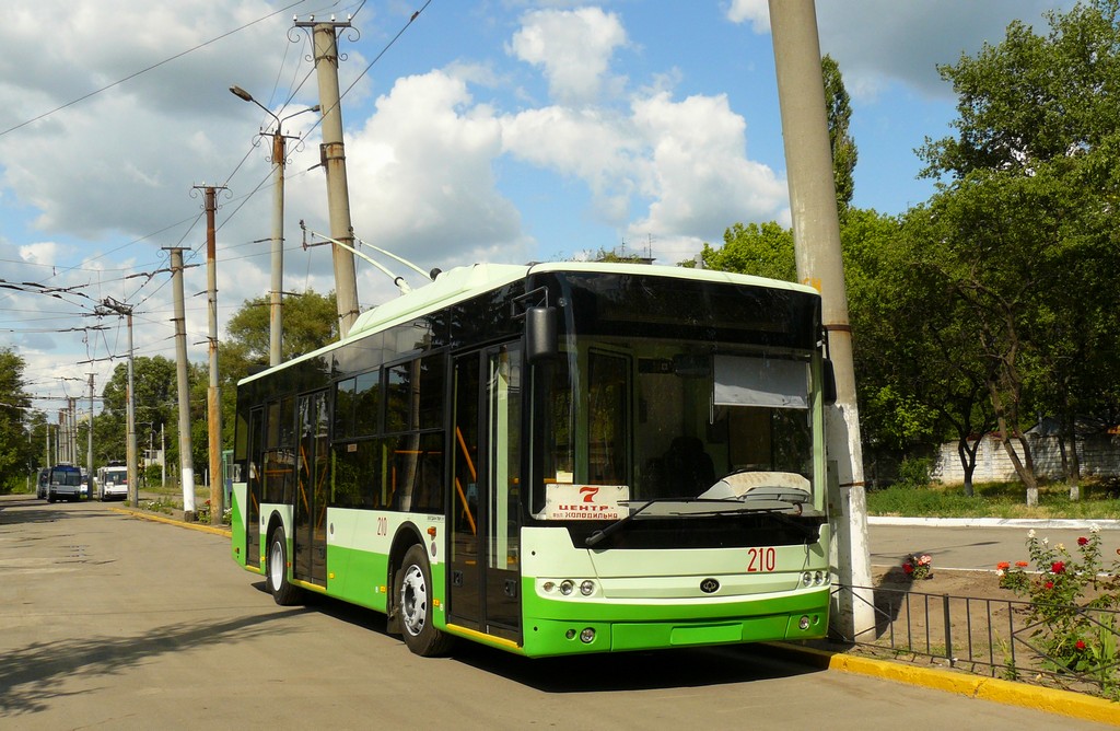 Днепр, Богдан Т60111 № 210; Днепр — Испытания троллейбуса Богдан Т601.11