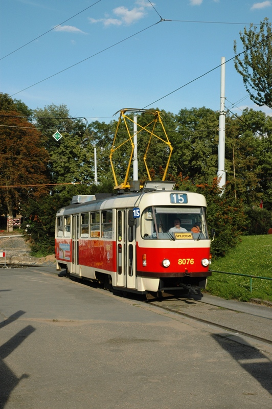 Прага, Tatra T3M2-DVC № 8076