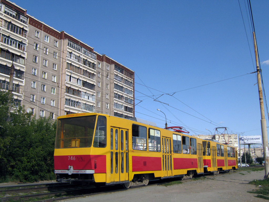 Екатеринбург, Tatra T6B5SU № 746