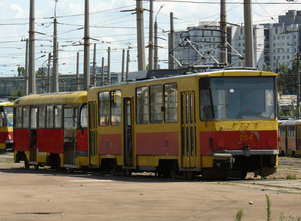 Киев, Tatra T6B5SU № 054; Киев, Tatra T3SU № 5822
