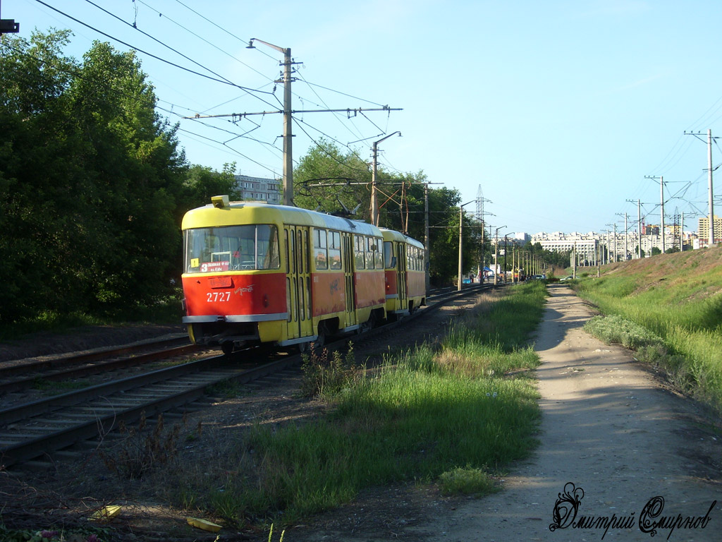 Волгоград, Tatra T3SU № 2727; Волгоград, Tatra T3SU (двухдверная) № 2672