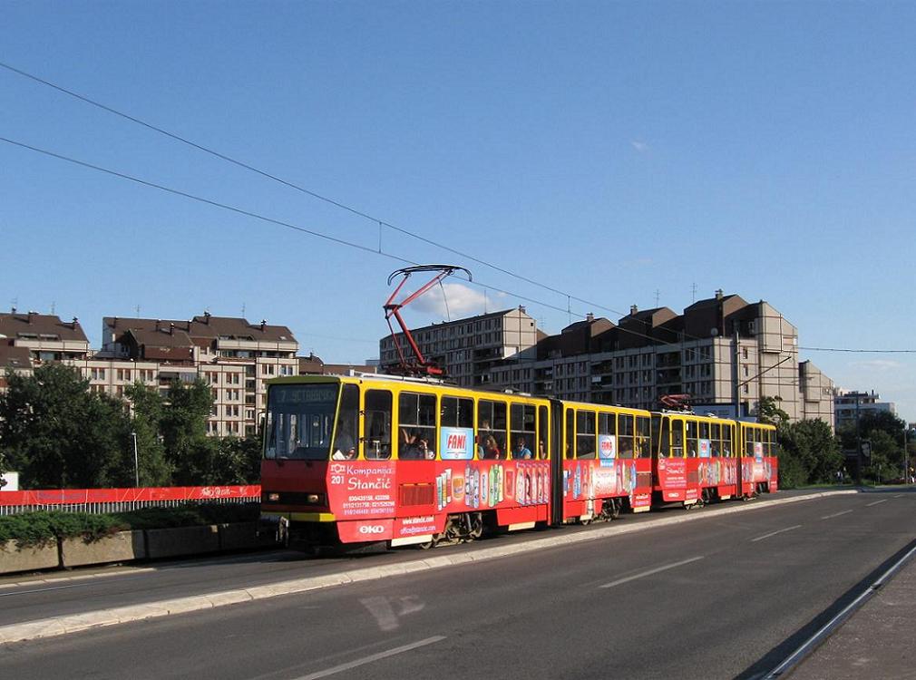 Белград, Tatra KT4YU-M № 201