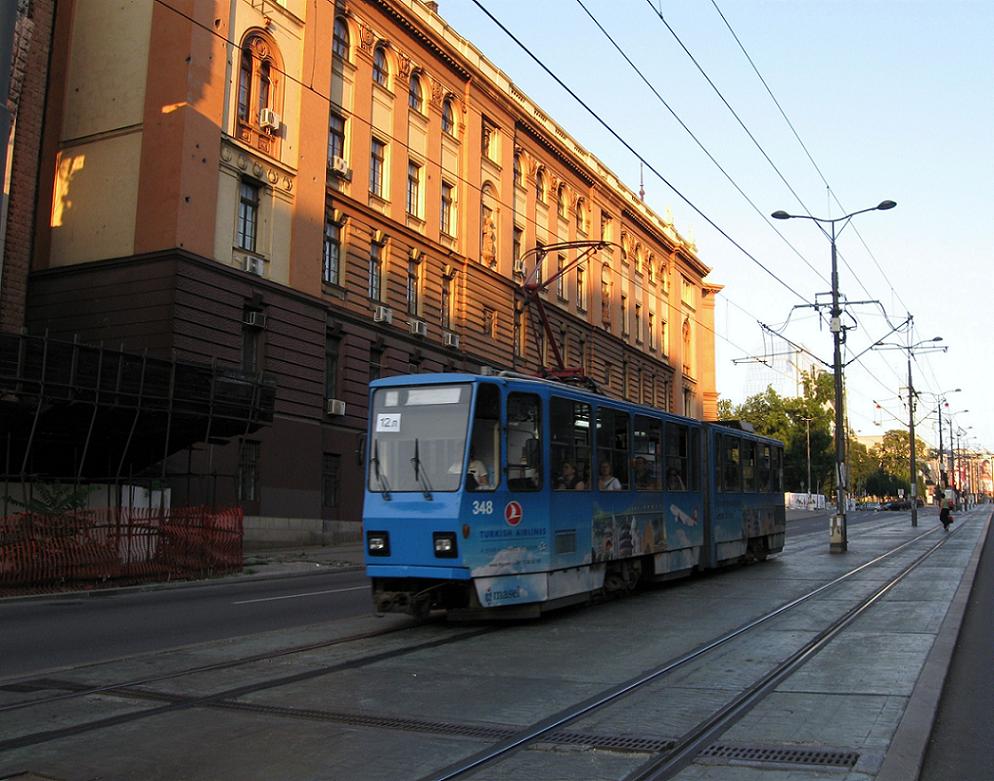 Белград, Tatra KT4YU № 348