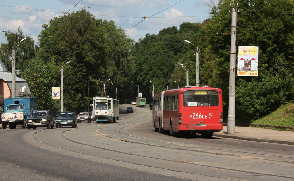 Смоленск — Трамвайные линии, инфраструктура и конечные станции