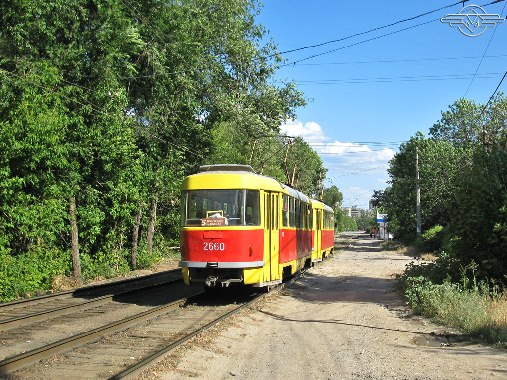 Волгоград, Tatra T3SU (двухдверная) № 2645; Волгоград, Tatra T3SU (двухдверная) № 2660