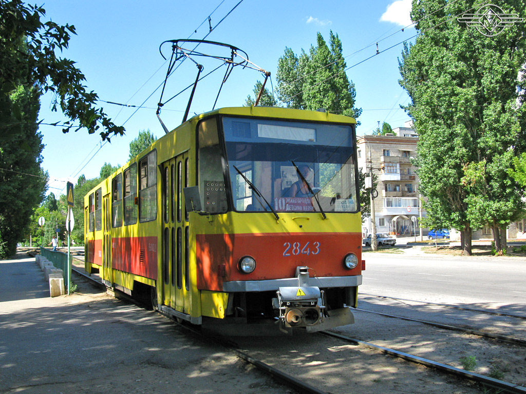 Волгоград, Tatra T6B5SU № 2843